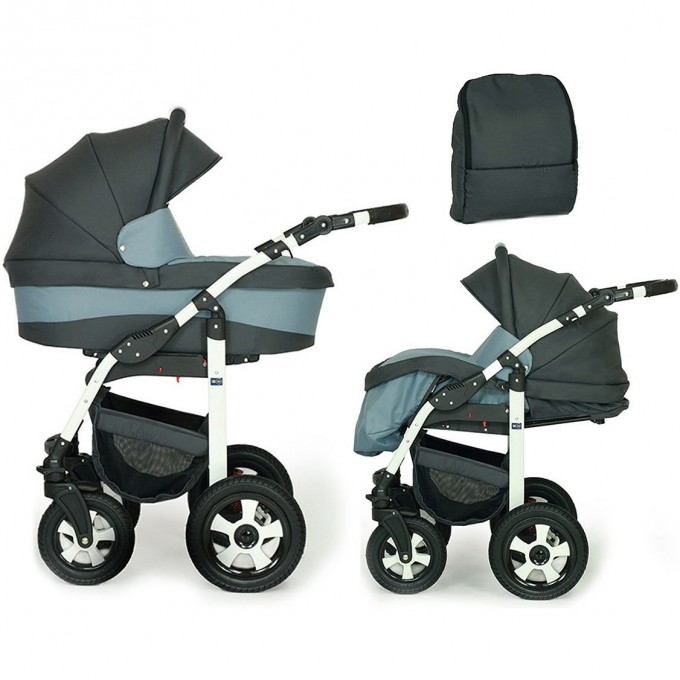 Коляска детская VERDI Babies Arcoo 2в1 цвет 1 (черный с темно-синим) черная рама 2020000002895 Коляска детская VERDI Babies Arcoo 2в1 цвет 1 (черный с темно-синим) черная рама 2020000002895