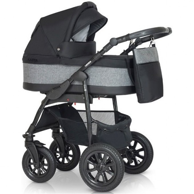 Коляска детская Verdi Babies Laser Black 3в1 цвет 6 (черный с серым) 2020000003182 Коляска детская Verdi Babies Laser Black 3в1 цвет 6 (черный с серым) 2020000003182