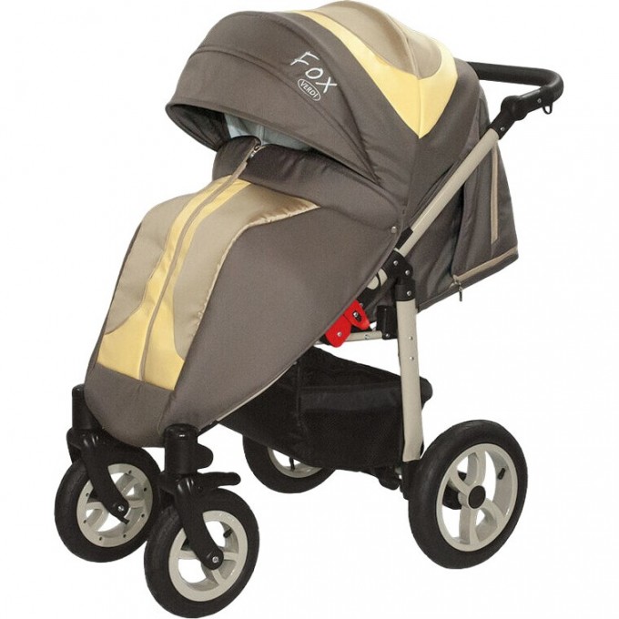 Коляска VERDI Babies Fox, без сумки, коричневая 2020000001362 Коляска VERDI Babies Fox, без сумки, коричневая 2020000001362