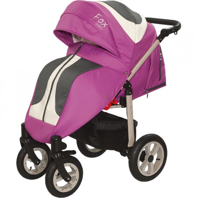 Коляска VERDI Babies Fox, без сумки, розовая 2020000000716 Коляска VERDI Babies Fox, без сумки, розовая 2020000000716