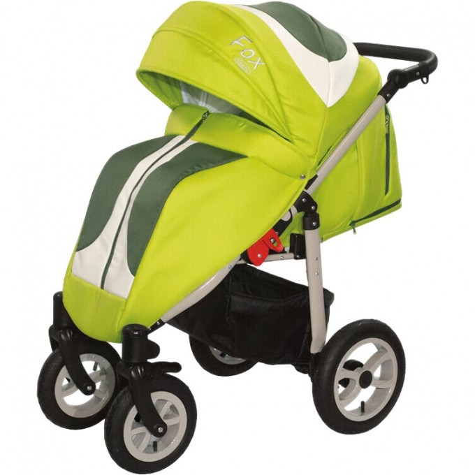 Коляска VERDI Babies Fox, без сумки, зеленая 2020000001324 Коляска VERDI Babies Fox, без сумки, зеленая 2020000001324