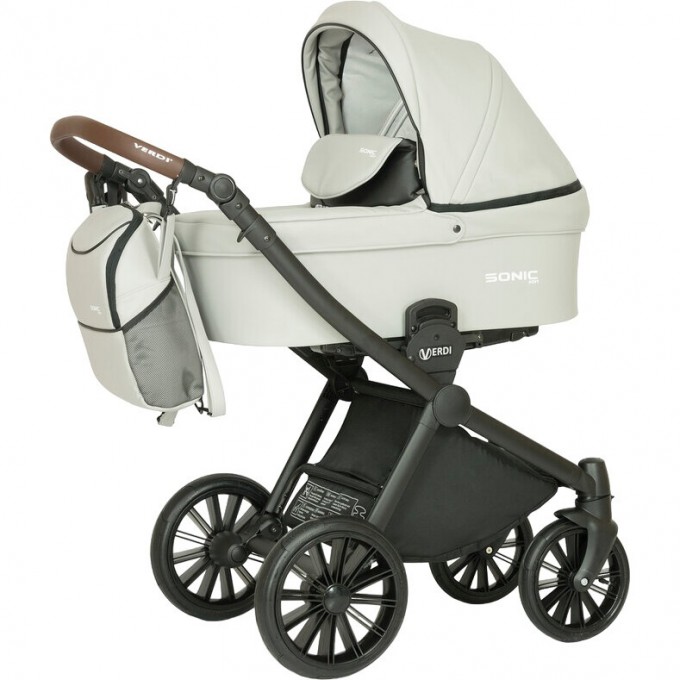 Коляска VERDI Babies Sonic Soft 3 в 1, грязно белая 2020000002413 Коляска VERDI Babies Sonic Soft 3 в 1, грязно белая 2020000002413