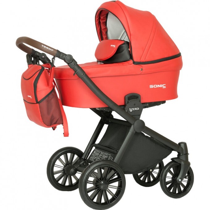 Коляска VERDI Babies Sonic Soft 3 в 1, красная 2020000002390 Коляска VERDI Babies Sonic Soft 3 в 1, красная 2020000002390