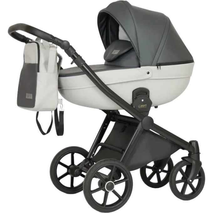 Коляска VERDI Mirage Soft 3 в 1, серый со светло-серым 2020000002499 Коляска VERDI Mirage Soft 3 в 1, серый со светло-серым 2020000002499
