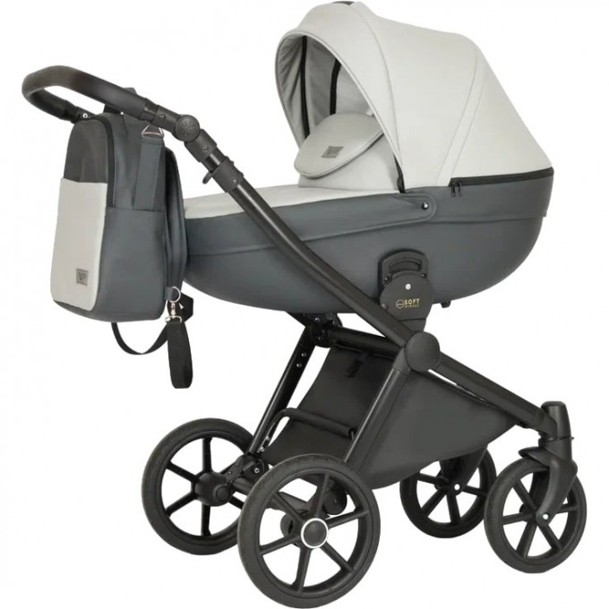 Коляска VERDI Mirage Soft 3 в 1, светло-серый с серым 2020000002505 Коляска VERDI Mirage Soft 3 в 1, светло-серый с серым 2020000002505