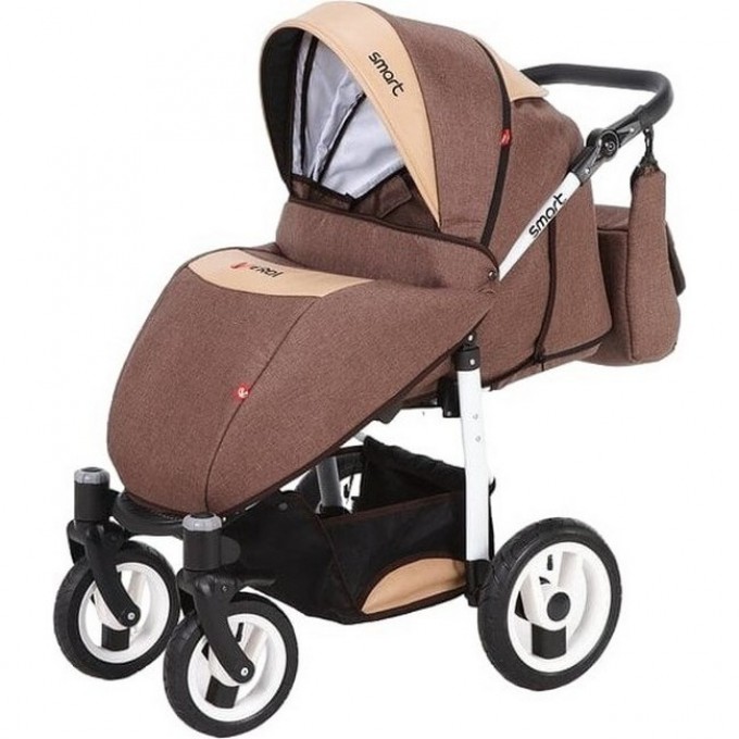 Коляска VERDI Smart 3 в 1, коричневая с бежевой вставкой 2790000068039 Коляска VERDI Smart 3 в 1, коричневая с бежевой вставкой 2790000068039
